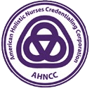 Purple AHNCC circular logo with interlaced triangle